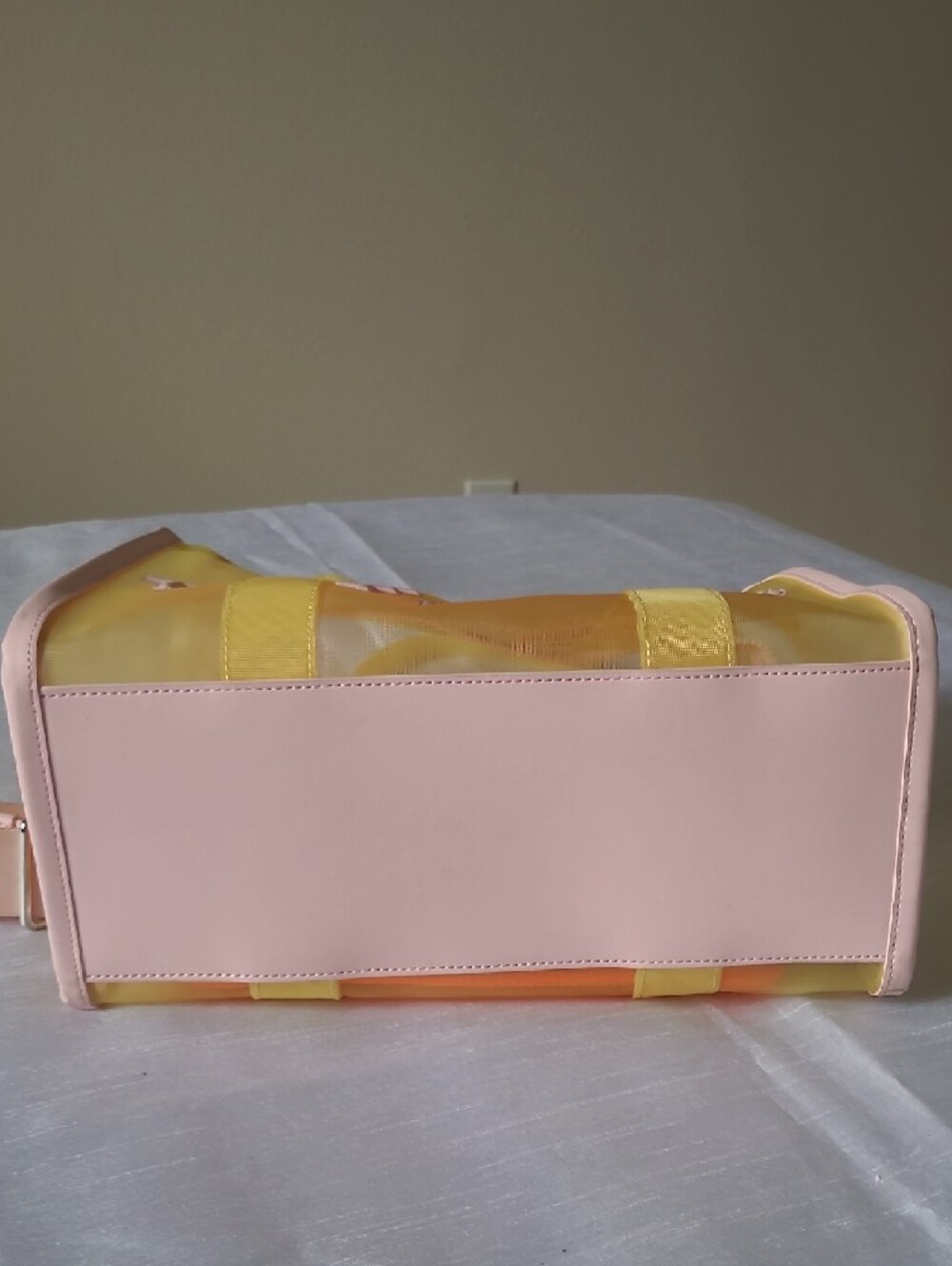 Marc Jacobs Yellow and Pink Transparent 'The Tote Bag' - Picture 3 of 12